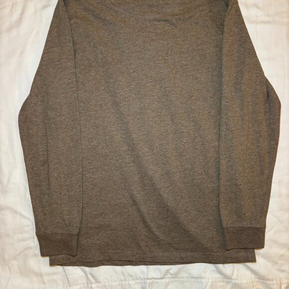 Men's Weatherproof Vintage, Long Sleeve Henley, Size M, Brown, Casual, Classic - Picture 10 of 11